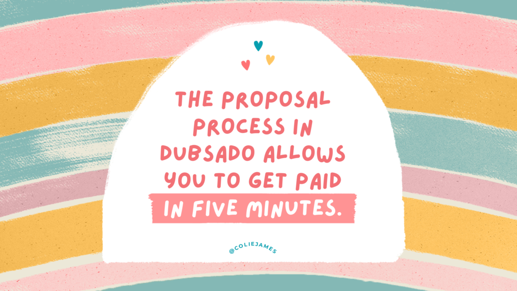 sending proposals in Dubsado